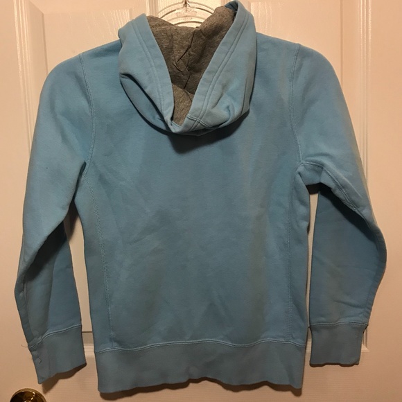 NIKE Kids Blue "Just Do It" Zip-up Hoodie Size M - Picture 4 of 8